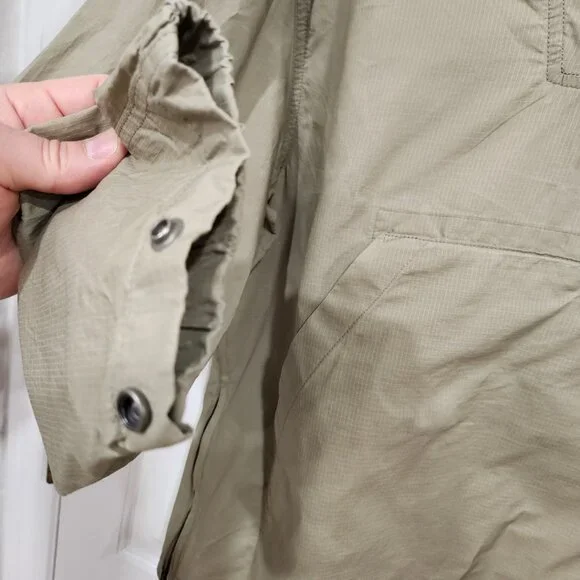 Filson Lightweight Waxed Anorak - Large - Grey Khaki - Picture 5 of 16